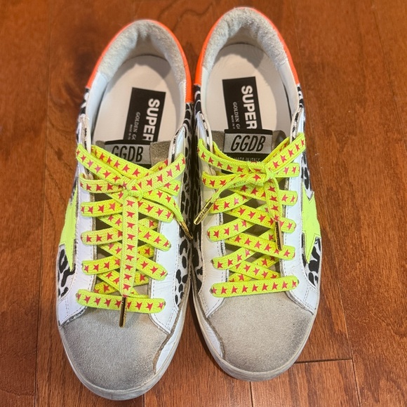 Golden Goose Superstar Leo Bright (Leopard-Print Bright Sneakers) - Picture 3 of 5